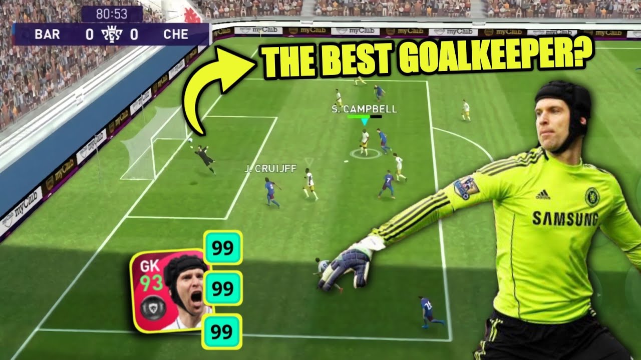 Incredible Reflex And Save By Petr Cech 93 Rated In PES 2021 Mobile 🔥