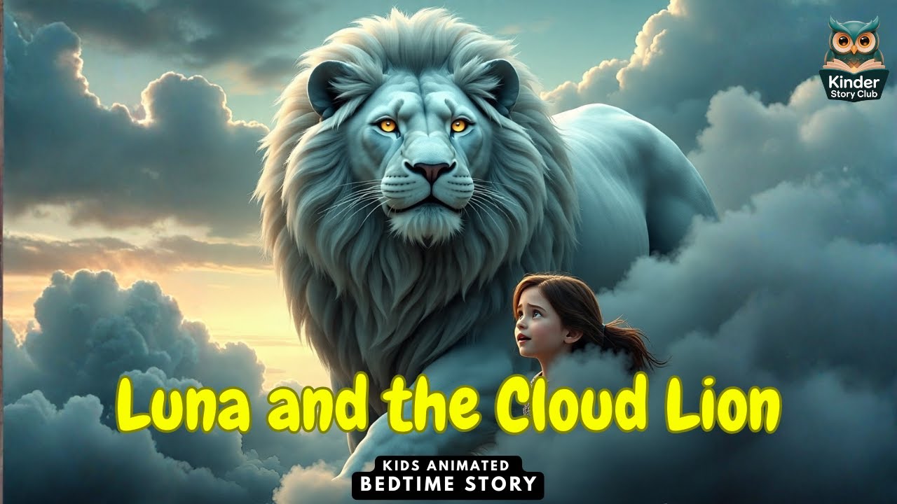 Luna and the Cloud Lion | Bedtime story for Kids