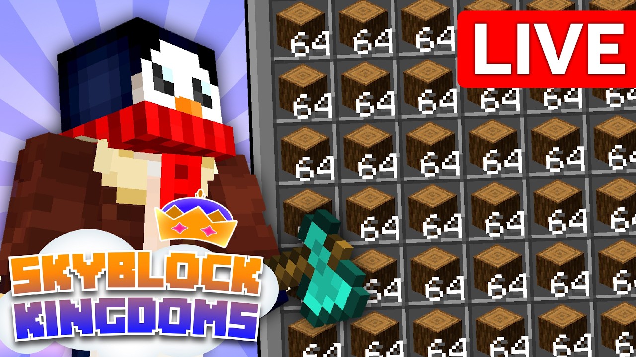 🔴 Resource Grind & MORE RATS on Skyblock Kingdoms!