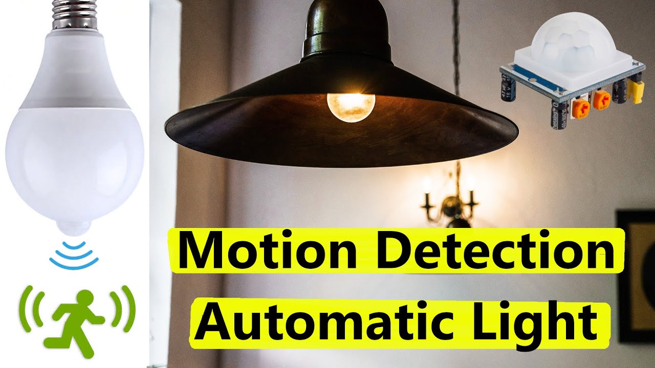 Motion Detection Automatic Light On/Off with Arduino | Home Automation
