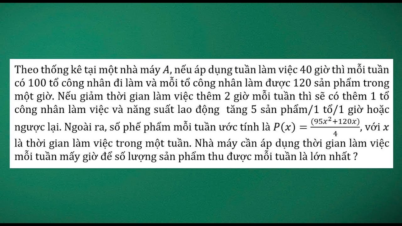 Bài số 2: Cách giải toán thực tế hàm số nâng cao về kinh tế  - Dạng 2
