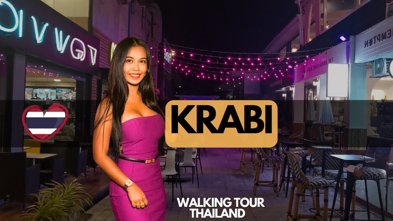 Amazing KRABI - Beaches, Bars and More! | Ao Nang & around | Walking Tour | Thailand | With Captions