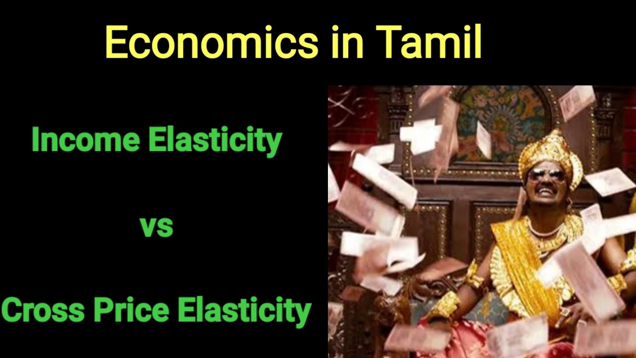 Income Elasticity vs Cross Price Elasticity in tamil | Economics in tamil