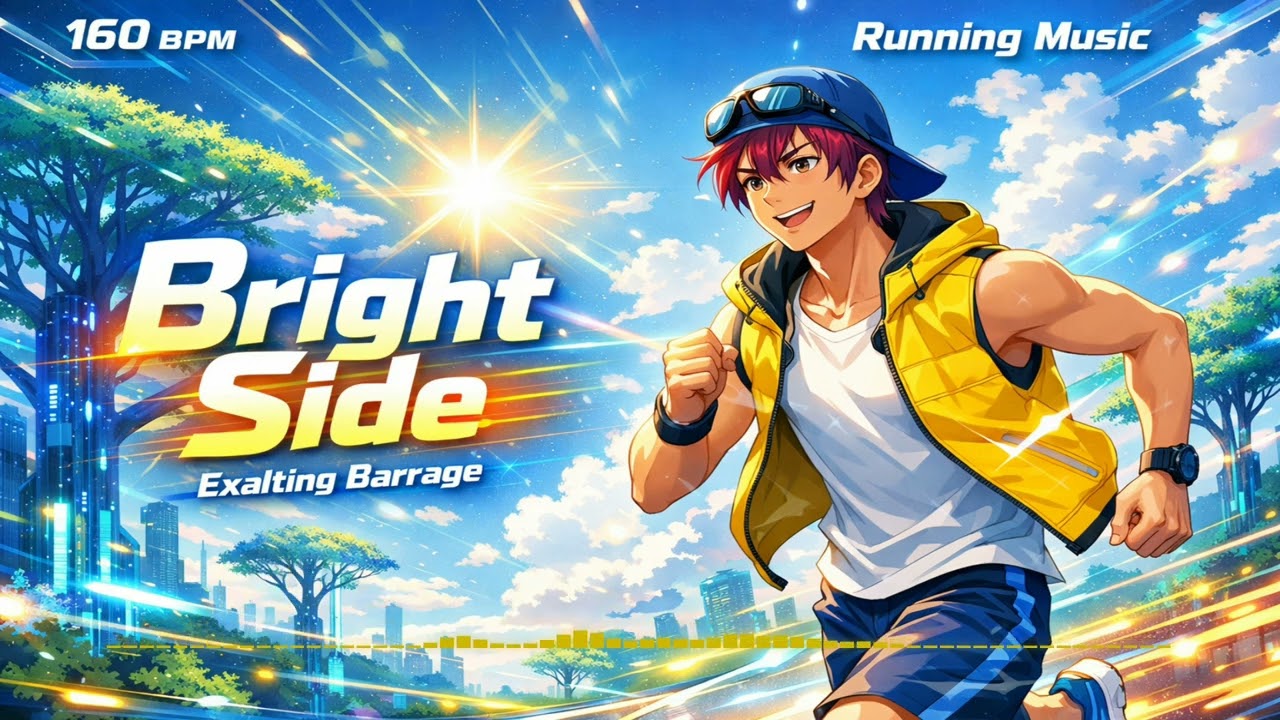 160 BPM Running Music – Uplifting Anime Workout - Bright Side