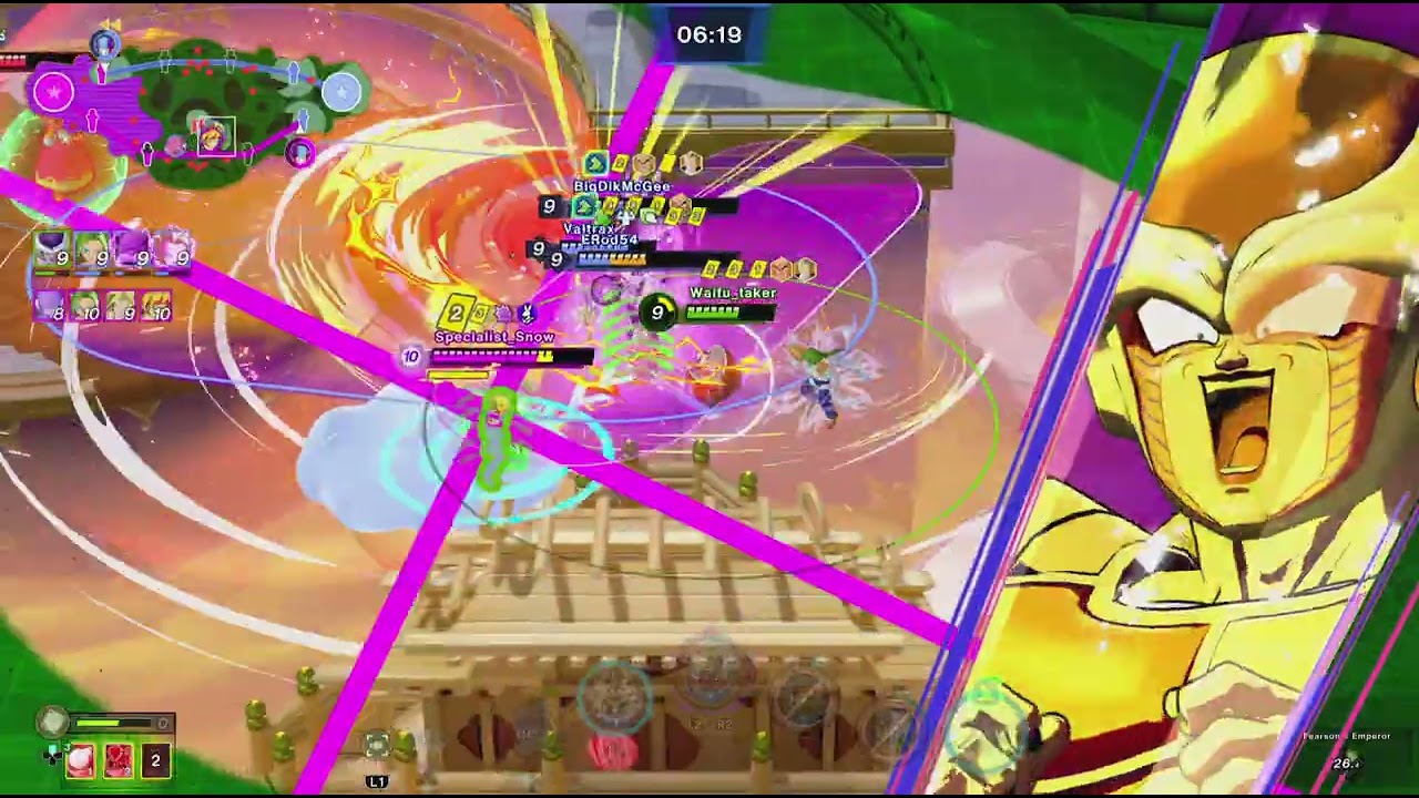 I couldn't win a single game with Frieza