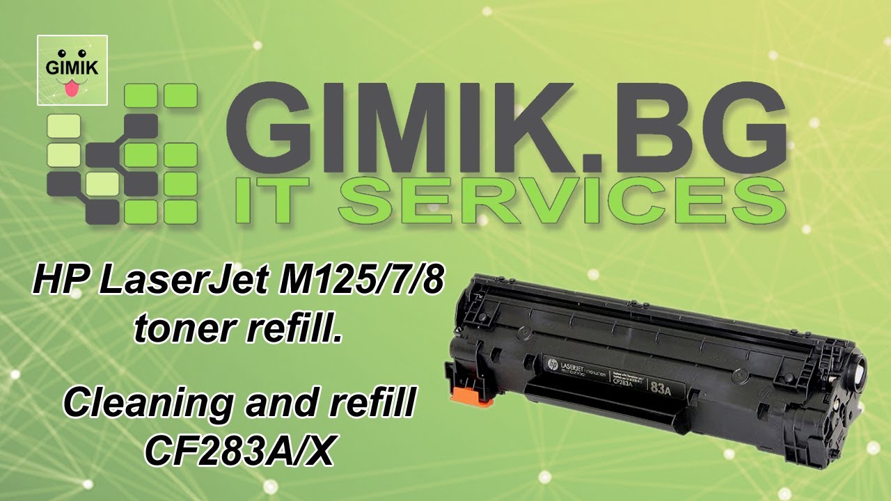 Refill HP 83A Toner (CF283A) - Cleaning & Refill Guide (M125, M127, M201, M225)