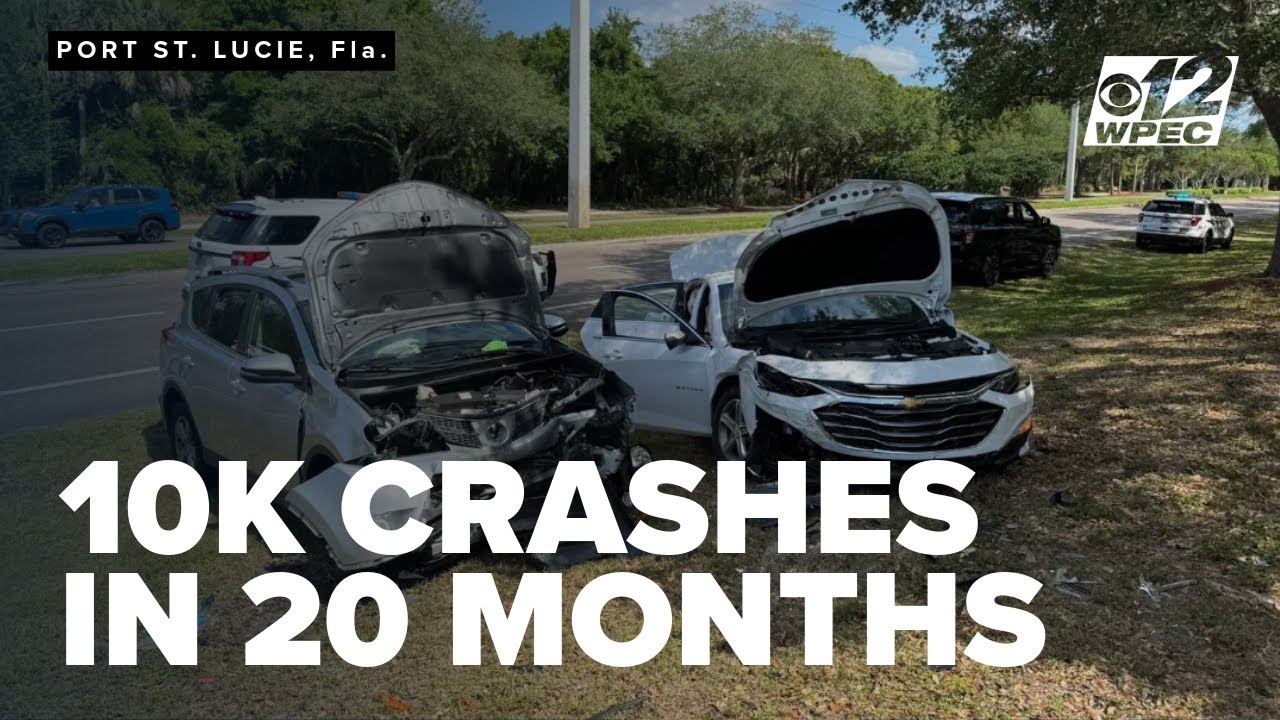 10,000 crashes in 20 months: Port St. Lucie still ranks among Florida’s safest cities