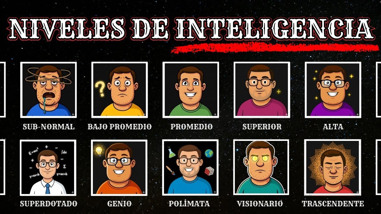 Los 10 Niveles de Inteligencia Explicados Para Dormir