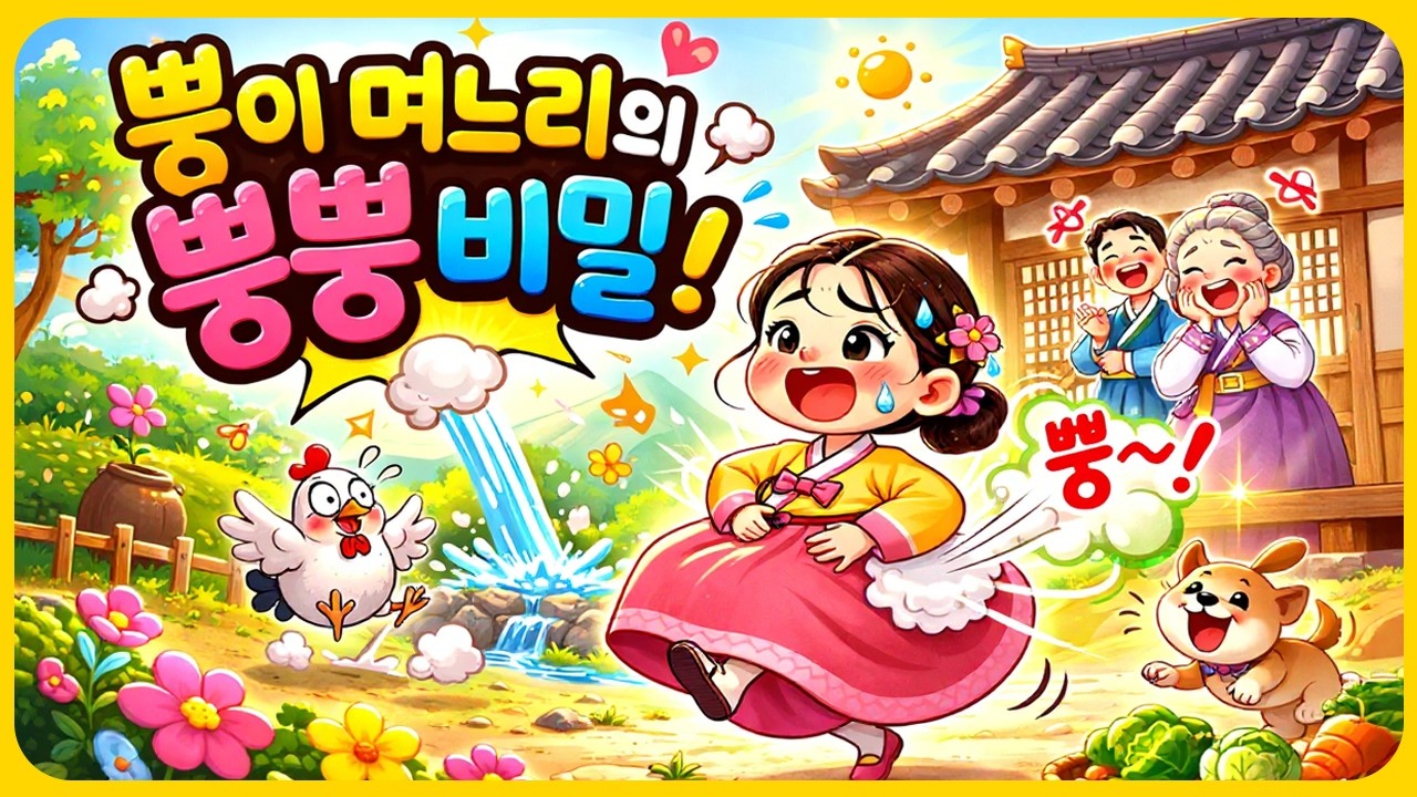 전래동화 | 뿡! 했더니 마을이 발칵! | 아이들이 좋아하는 구연동화