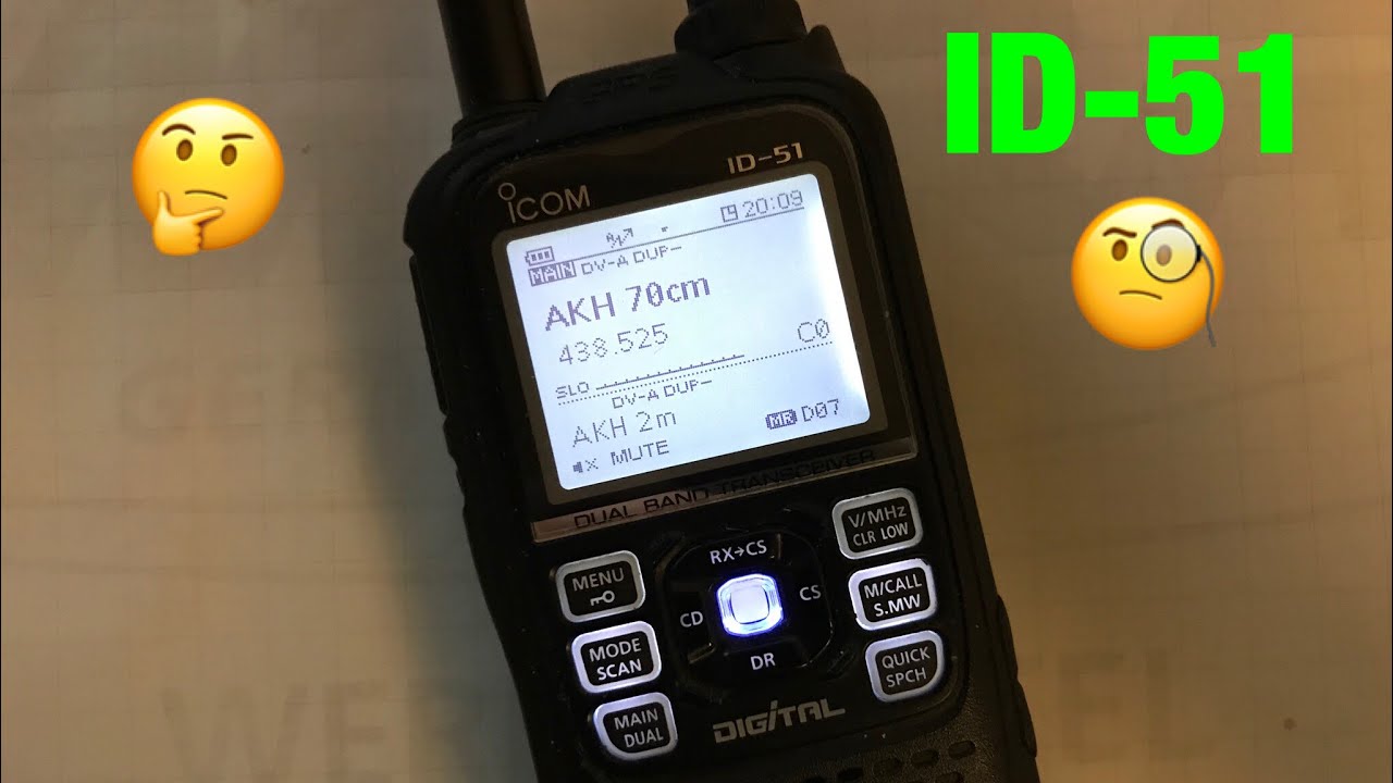 Amateurfunk: ICOM ID - 51 🤔