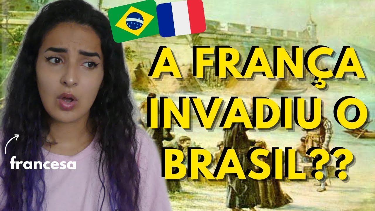 GRINGA FRANCESA REAGE INVASÃO FRANCESA NO BRASIL *nem sabia!*