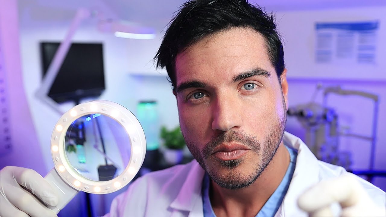 ASMR| SLEEP STUDY CLINIC | Doctor Tests Triggers on YOU  [WHISPERED Medical Exam/Eye Test] Role Play