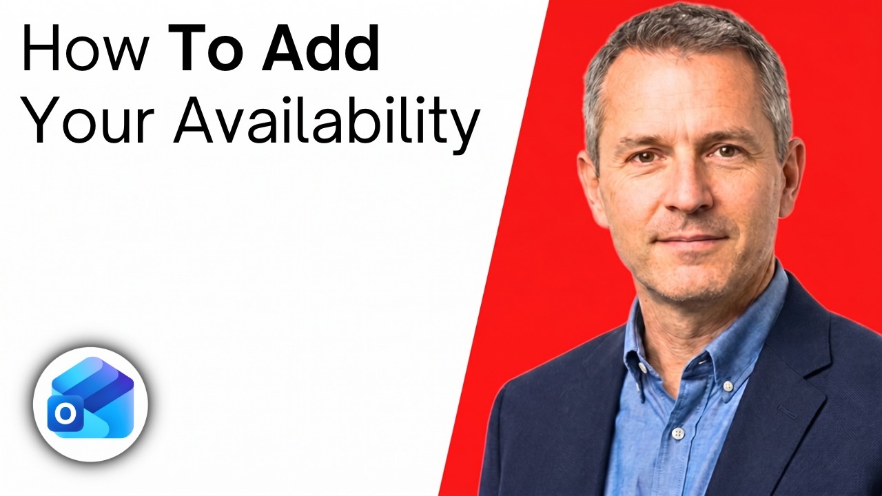 How To Add Your Availability To An Outlook Email