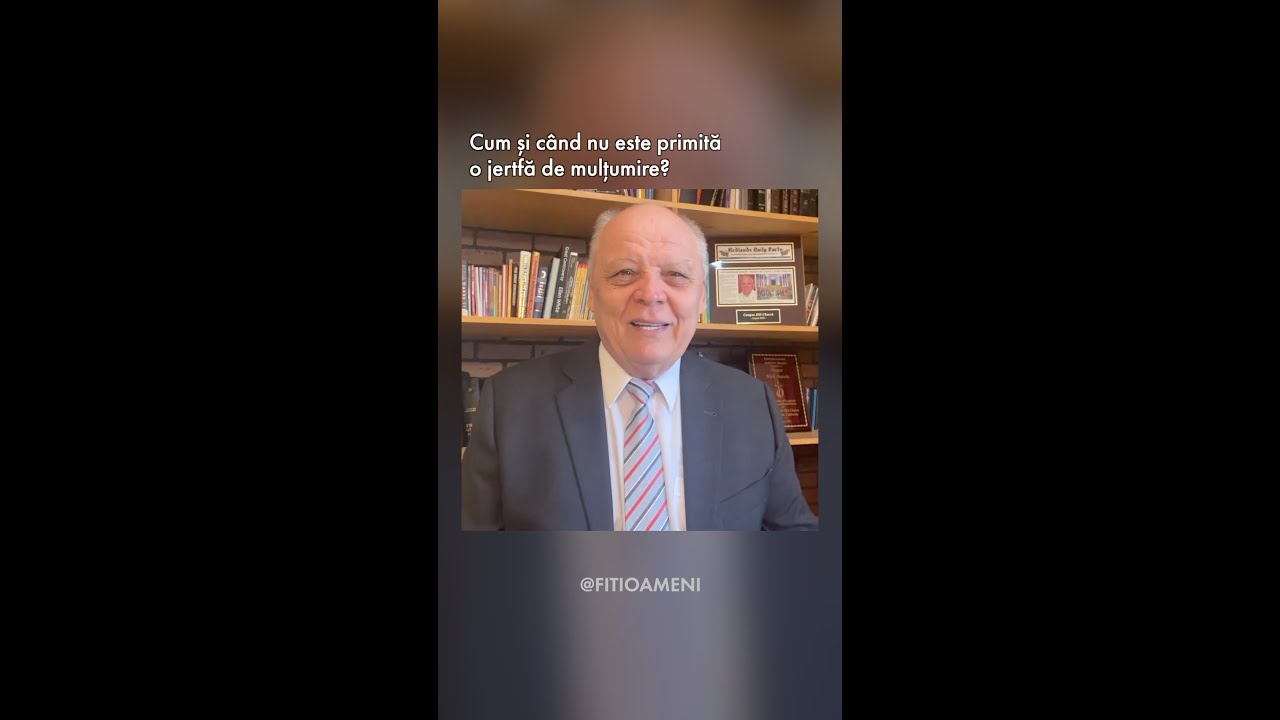 C&acirc;nd nu este primită o jertfă de mulțumire? - Nicu Butoi #shorts