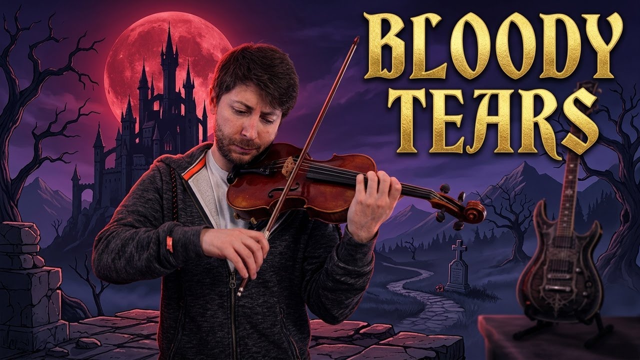 Castlevania II: simon's quest - BLOODY TEARS - violin and guitar cover