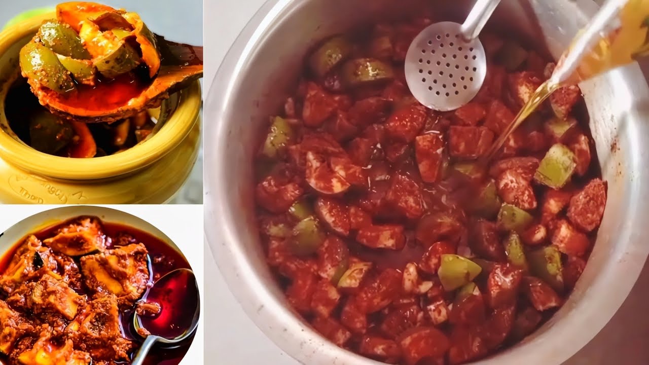 🥭Mango pickle with perfect measurements in Telugu😋ఈ కొలతలు తెలిస్తే చాలా ఈజీగా మ్యాంగో పికిల్ రెడీ🌶️