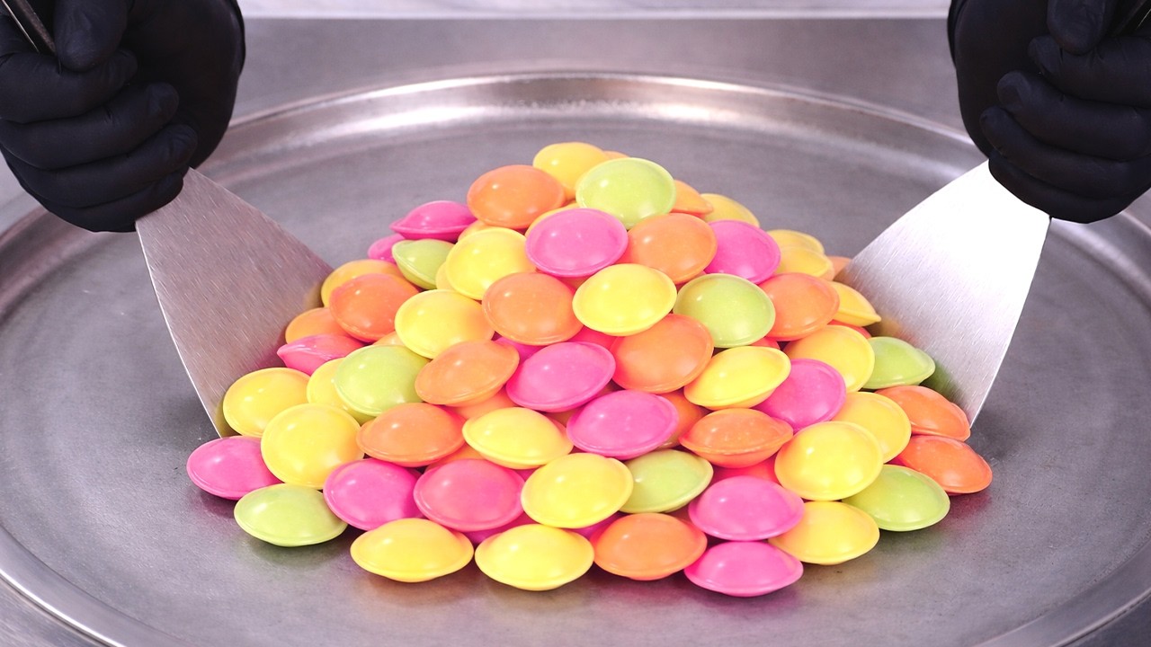 Flying Saucers Candy - Ice Cream Rolls | Satisfying Visual ASMR 🛸🍬