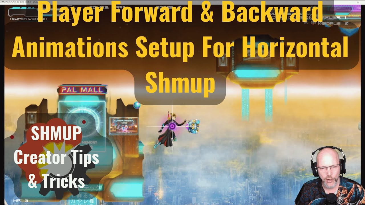Shmup Creator Tips & Tricks | How to add Player Banking Animation in a Horizontal Shmup