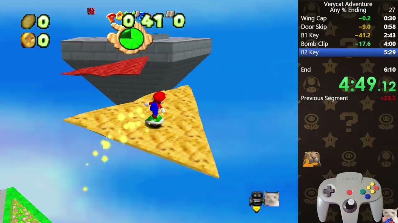 Verycat Adventure - Any % Ending Speedrun in 5:48