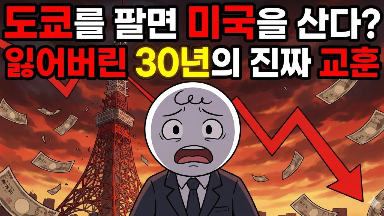 도쿄 팔면 미국 산다? 일본 버블 경제 붕괴의 충격적 진실: 잃어버린 30년의 전말📉