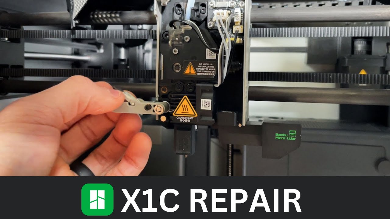 Учебное пособие по разборке и сборке Bambu Lab X1C: экструдер, хотэнд, интерфейс