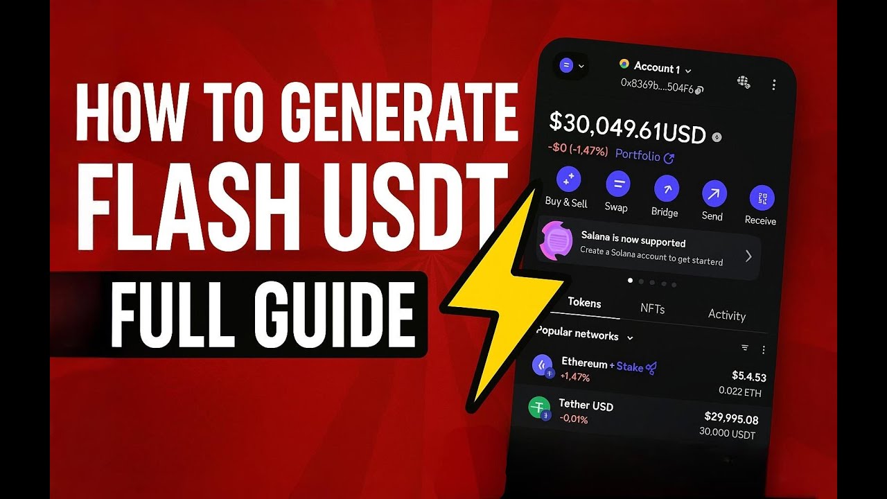 How to Create Flash USDT Bridgeable - Major Update Convert ERC20 to TRC20 Step-by-Step (2026)