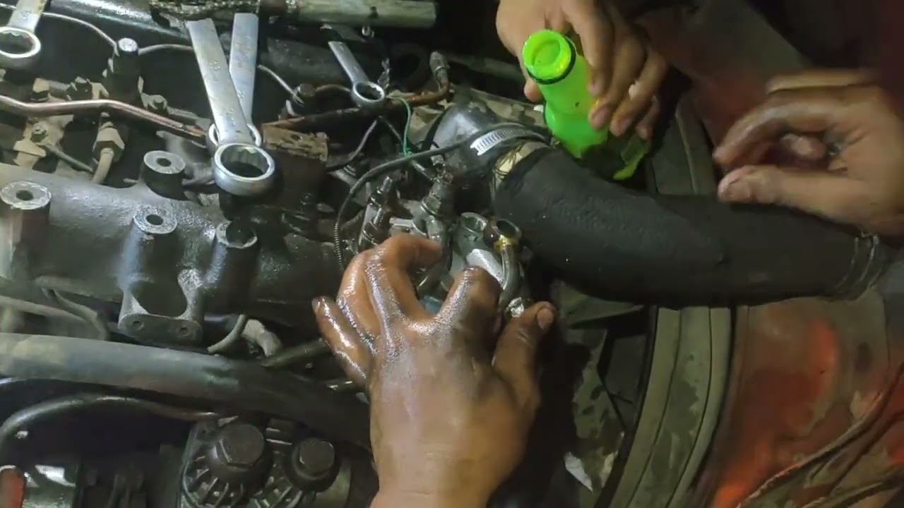 Naubusan ng diesel, hindi mapaakyat ng diesel kasi sira ang feed pump.Tara diskartehan natin.