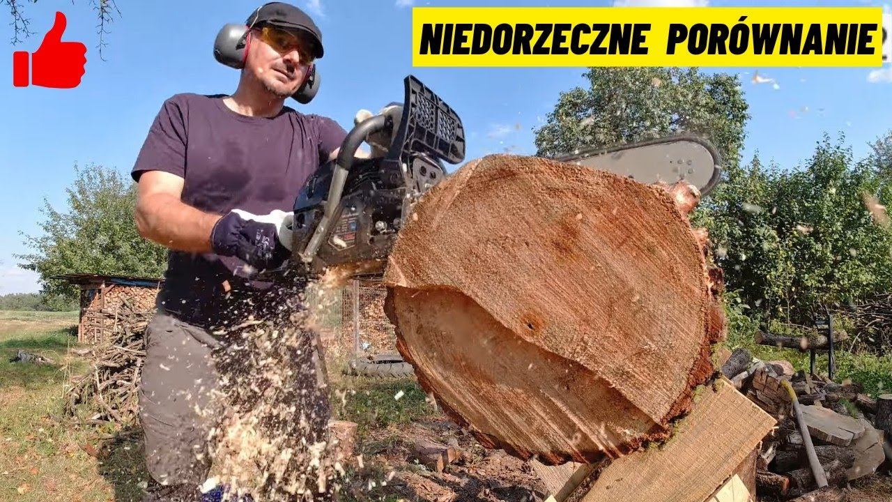 Najmocniejsza pilarka NAC cst61 kontra 7KM Holzfforma G660. Pojemność 60cc vs 90cc!!!. 🤔