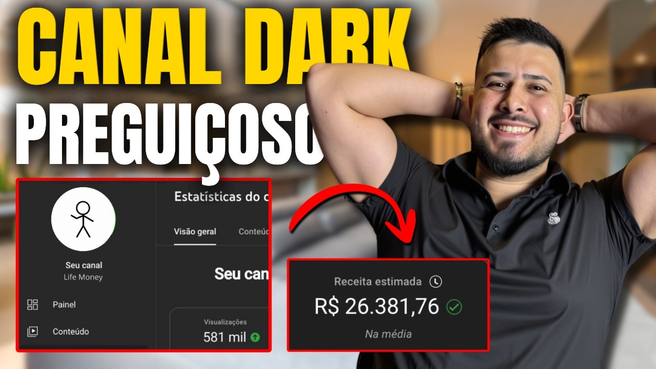 COM CRIAR UM CANAL DARK SIMPLES NO YOUTUBE (AULA DE CANAL DARK)