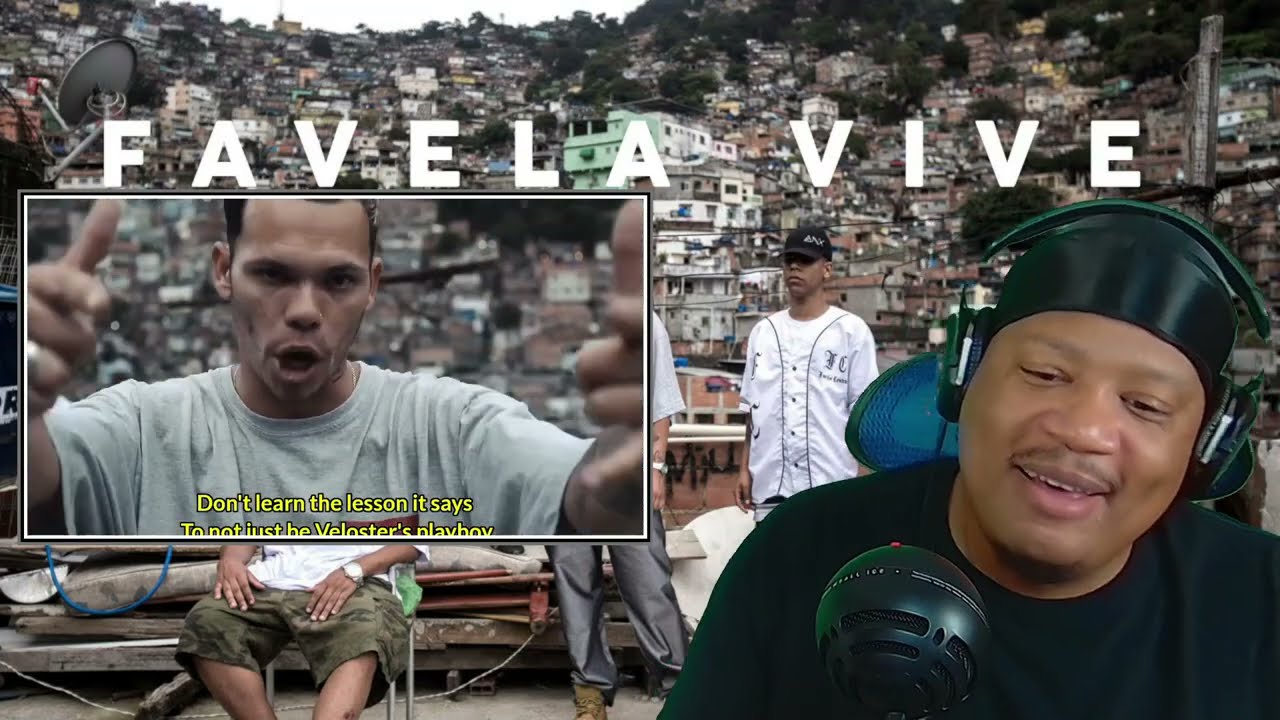 Reaction to Favela Vive - ADL, Sant, Raillow & Froid (prod. &Iacute;ndio) - Com Legendas