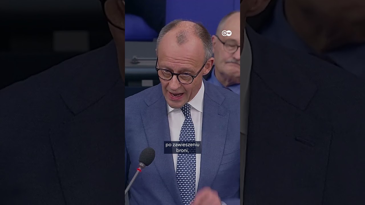 Merz w Bundestagu: Niemieccy żołnierze do Ukrainy?
