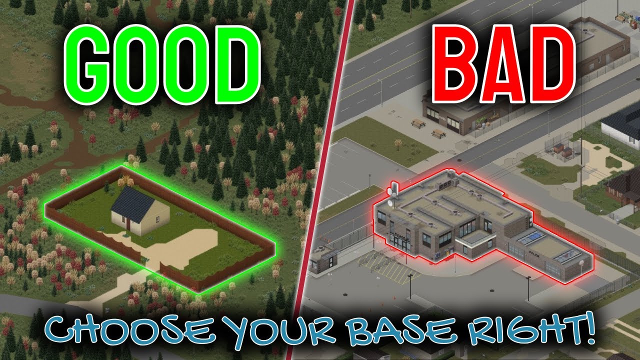 Вы выбираете НЕПРАВИЛЬНУЮ базу в Project Zomboid