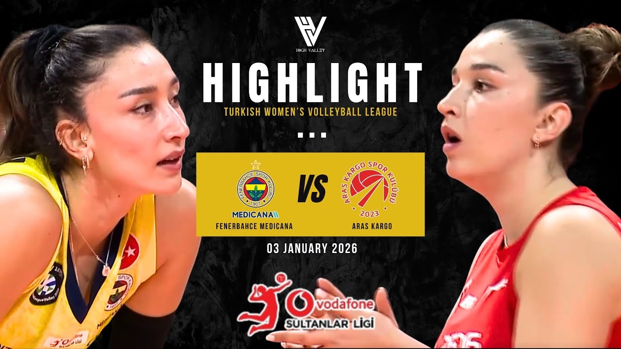 FENERBAHÇE MEDICANA vs ARAS KARGO | Full Match Highlights | Turkish Women’s Volleyball League 2025