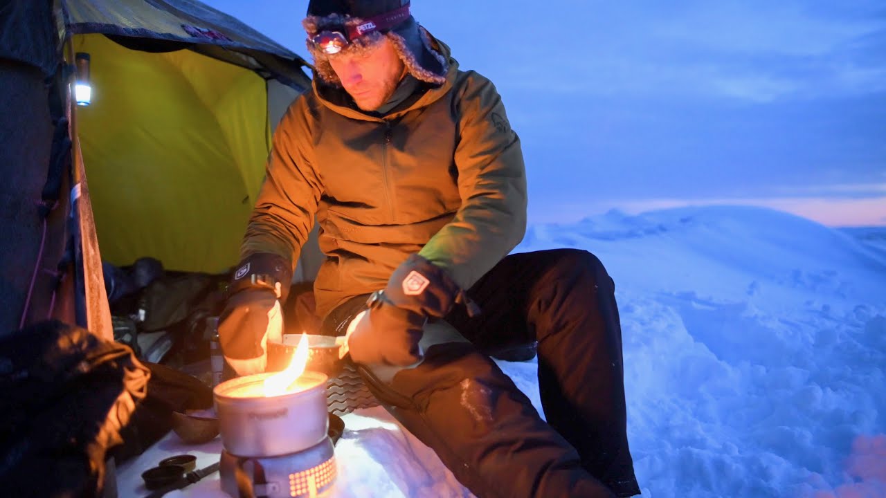 Winter Camping with a Dome Tent