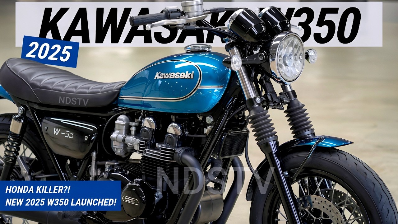 HONDA KILLER?! Kawasaki UNLEASHES the NEW 2025 W350!