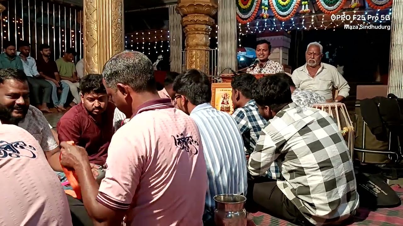 बुवा ऋषिकेश गावडे यांच्या आवाजात गौळण | माझा शालू रंगाने भिजला 