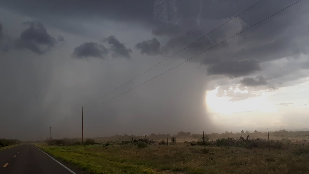 8/8/21 Impressive Looking SE AZ Monsoon Storm #azwx #monsoon2021