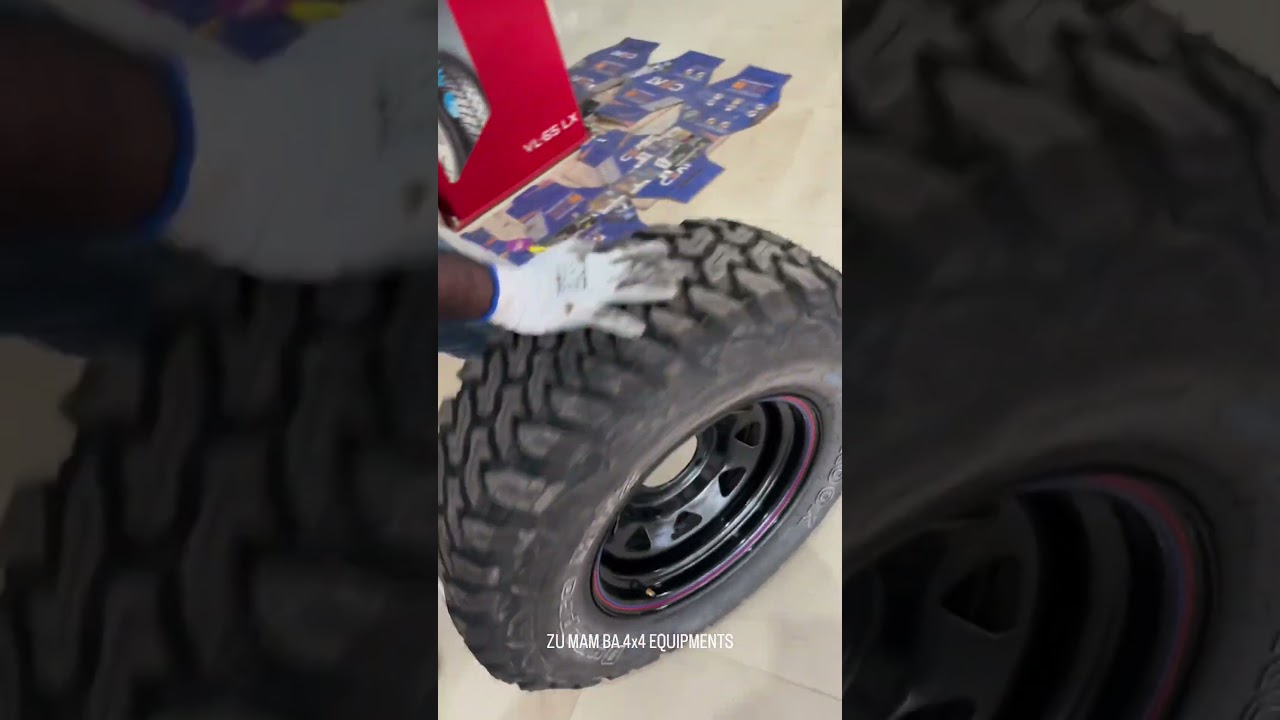 Jeep got 30x9.5r15 Hankook Dynapro MT2 & 15x7j Steel wheels from @zumamba4x4equipments