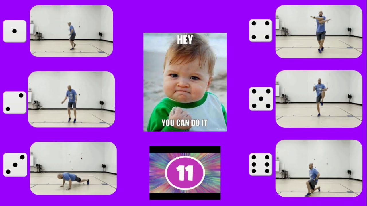 Dice Roll Fitness Activity
