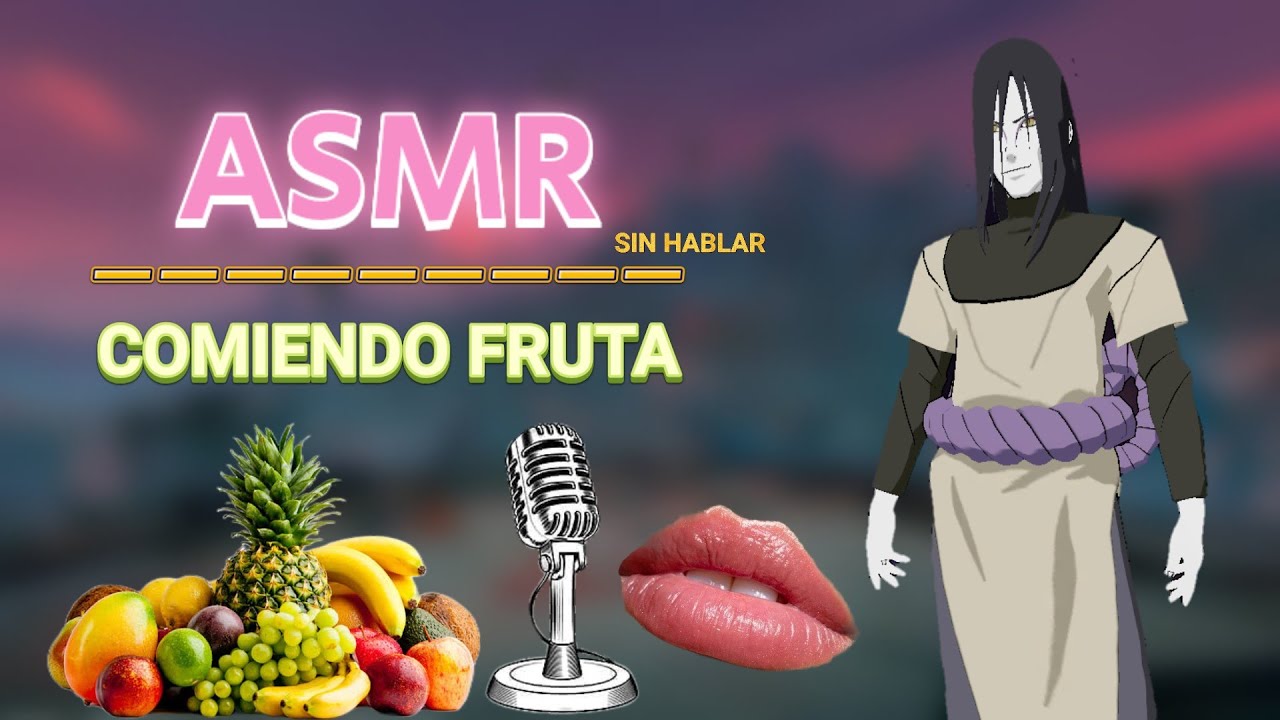 ASMR COMIENDO FRUTA GAMEPLAY DE FREE FIRE X NARUTO