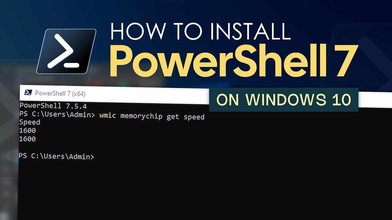 Как установить последнюю версию PowerShell 7 на Windows 10