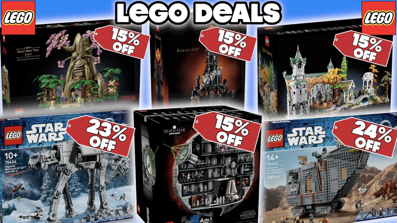 WCZESNE OFERTY LEGO PRIME DAY NA AMAZON!! + OGROMNE RABATY NA PRZEDSPRZEDAŻ Z OKAZJI 1 SIERPNIA!