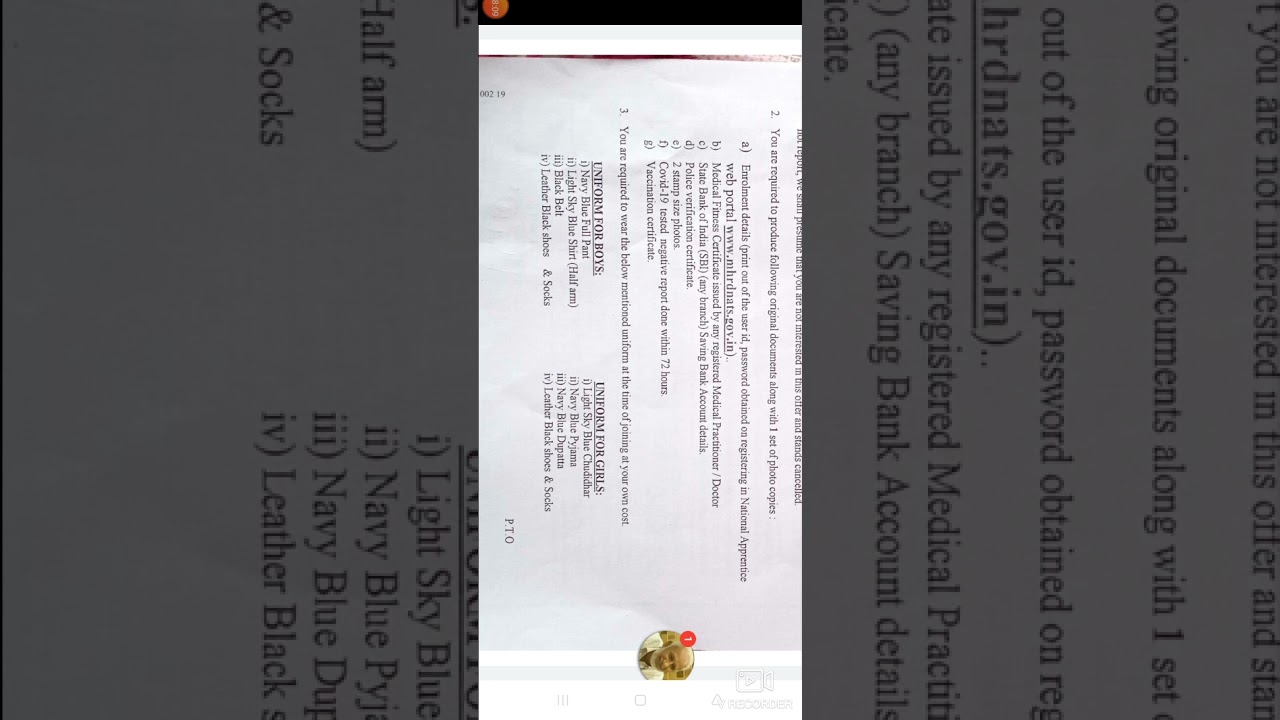 BEL Apprentice Training offer Letter for diploma holder  2021/2022