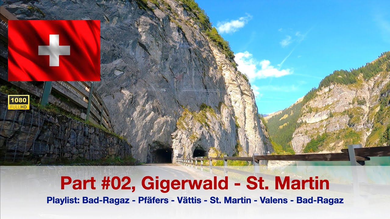 #02 Driving Gigerwald - Stausee - St. Martin in  HD 1080p #besterstern