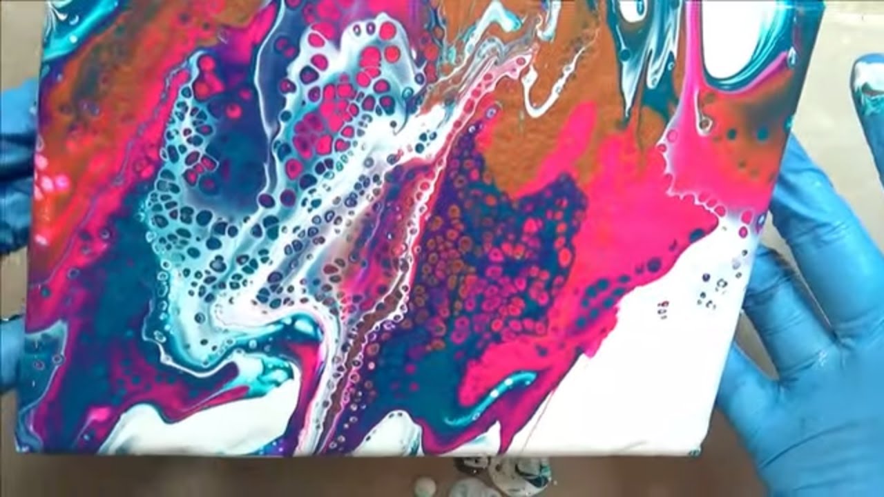 Acrylic Pouring with Arteza Pouring Paints