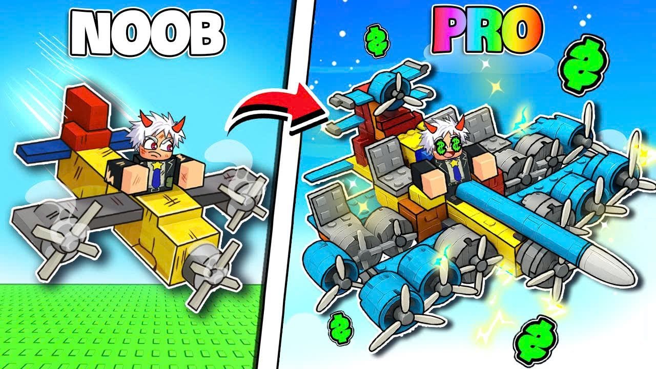 BI HUỲNH CHẾ TẠO MÁY BAY CHIẾC MAY BAY NHANH  NHẤT THẾ GIỚI TRONG ROBLOX
