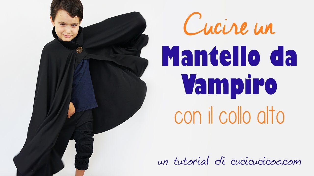 Tutorial per realizzare un mantello da vampiro – facile da cucire per Halloween