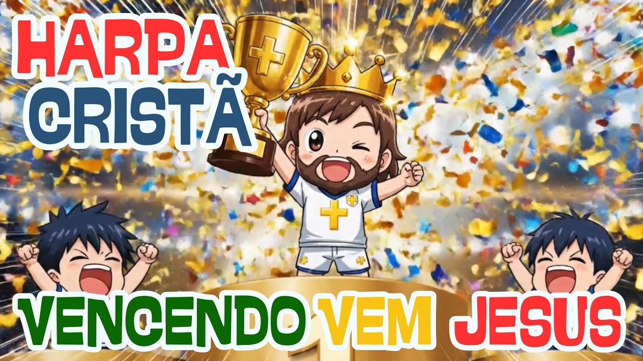 Vencendo vem Jesus | Harpa Cristã | Hinário | Música Cristã | Educação Cristã para pequeninos