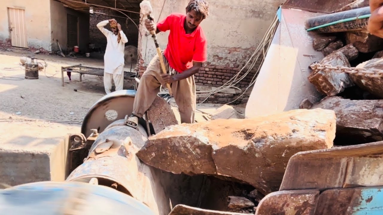 WORLD'S BIGGEST Rock Crusher DESTROYSGIANT Mountain Stone!#crushing #viralvideo 🥵