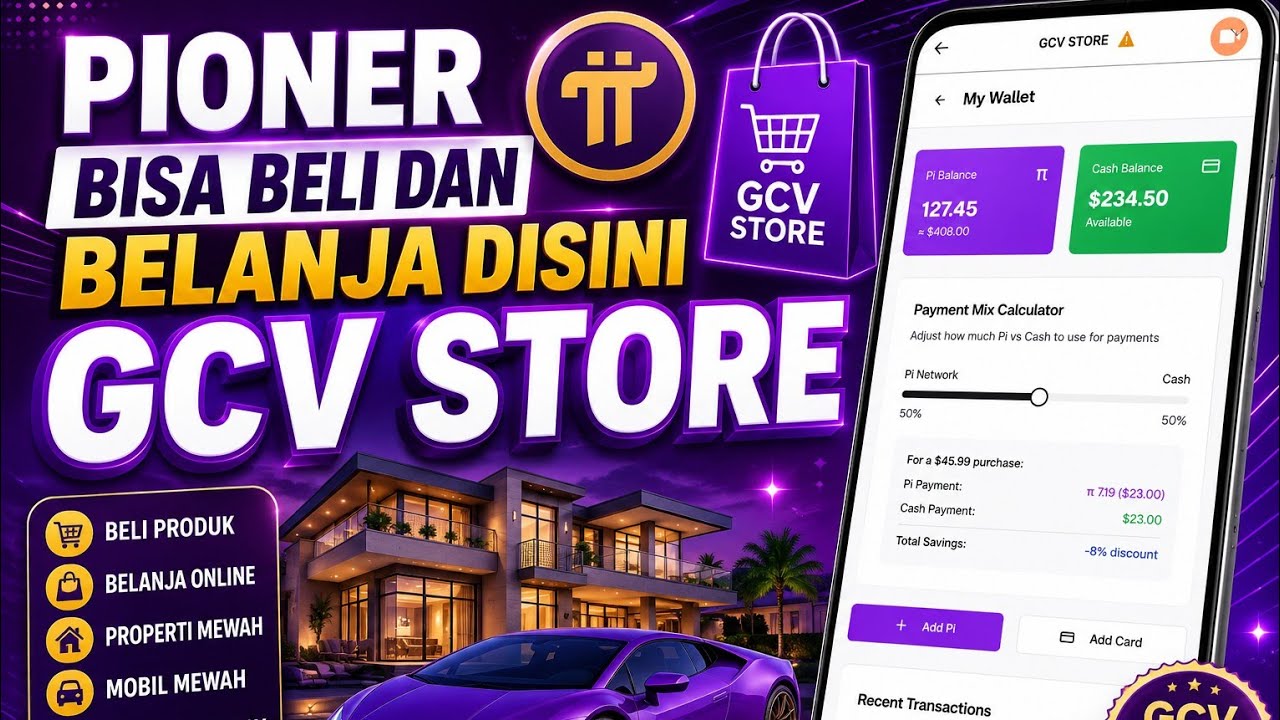 PINETWORK~PIONER BISA BELI DAN BELANJA DISINI GCV STORE